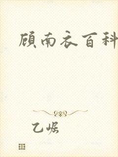 顾南衣百科