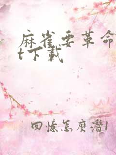 麻雀要革命txt下载