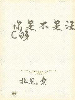 你是不是没有被C够