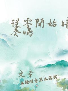 从零开始 暗夜奏鸣