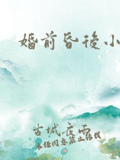 婚前昏后小说