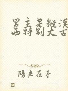 男主是糙汉那东西特别大古言