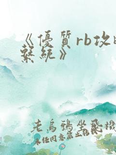 《优质rb攻略系统》