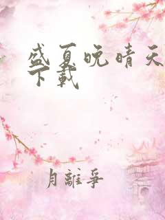 盛夏晚晴天全集下载