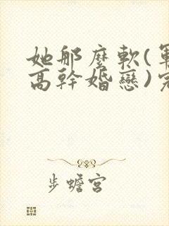 她那么软(军婚高干婚恋)完结