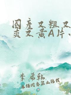 国产又粗又猛又爽又黄A片小说