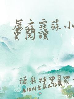 厉夜霆苏小汐免费阅读