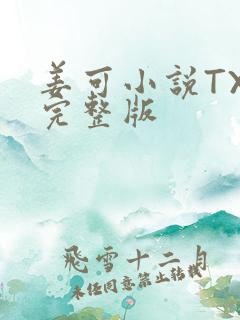 姜可小说TXT完整版