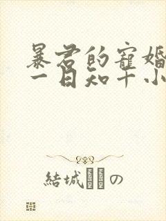 暴君的宠婚日常一日知千小说免费