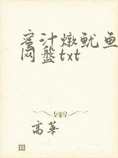 蜜汁炖鱿鱼百度网盘txt