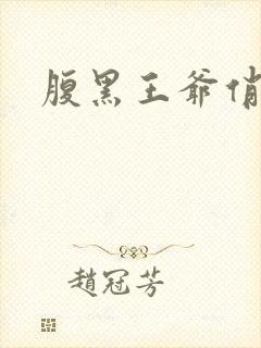 腹黑王爷俏医妃