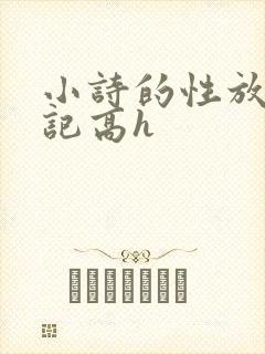 小诗的性放荡日记高h