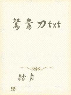 鸳鸯刀txt