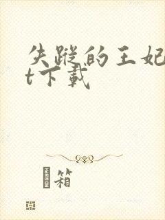 失踪的王妃txt下载