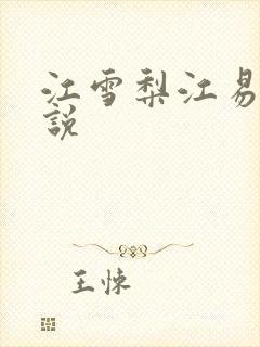 江雪梨江易山小说