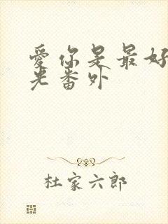 爱你是最好的时光番外