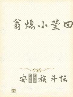 翁熄小莹回乡下