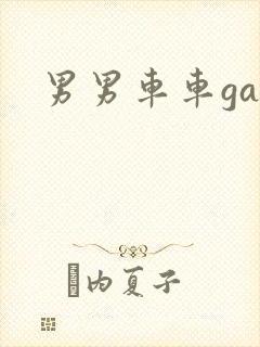 男男车车gay