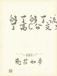 够了够了流出来了高C公交车