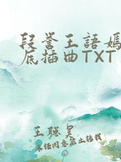 段誉王语嫣在井底插曲TXT