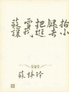 苏雪把腿抬起来让我进去小说