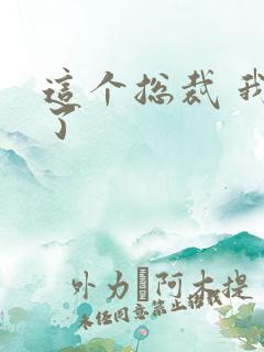 这个总裁 我要了