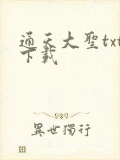 通天大圣txt下载