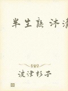 半生熟 沐清雨