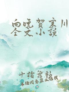 向晚贺寒川免费全文小说