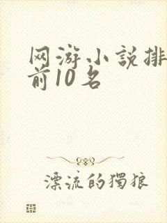 网游小说排行榜前10名