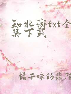 知北游txt全集下载