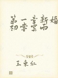 第一章新婚少妇初尝云雨
