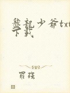 盘龙少爷txt下载