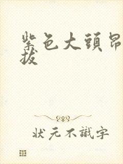 紫色大头昂扬挺拔