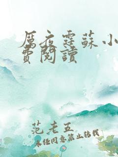 厉夜霆苏小汐免费阅读