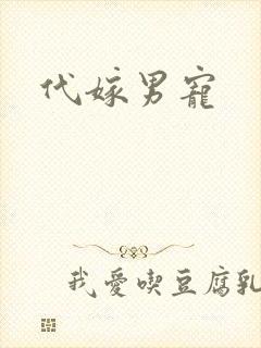 代嫁男宠
