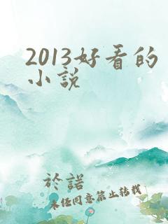2013好看的小说