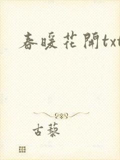春暖花开txt