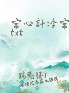 宫心计冷宫皇后txt