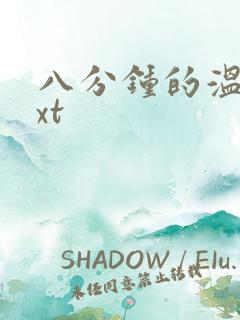 八分钟的温暖txt