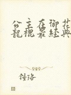 公主在御花园吃龙棍最经典的一句