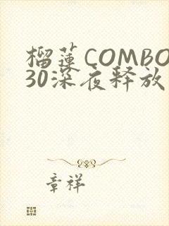 榴莲COMBO30深夜释放自己