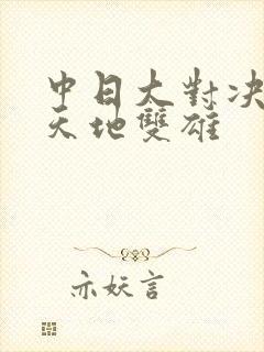中日大对决  天地双雄