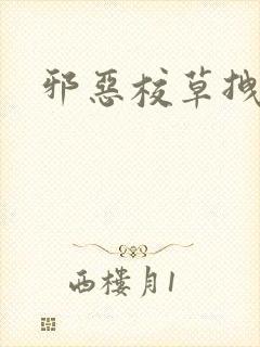 邪恶校草拽校花