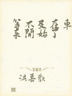 等不及在车里就来开始了