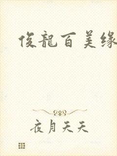 俊龙百美缘小说