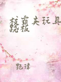 校霸夹玩具坐跷跷板