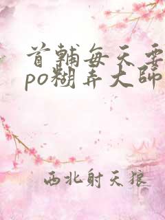 首辅每天要不够po糊弄大师