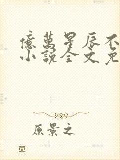 亿万星辰不及你小说全文免费阅读