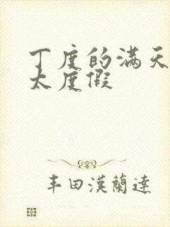 丁度的满天星太太度假